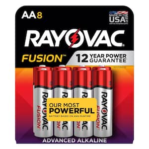 Fusion Alkaline AA Card (8-Pack)