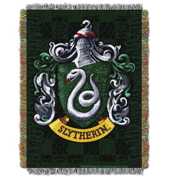 THE NORTHWEST GROUP Harry Potter, Slytherin Shield Woven Tapestry