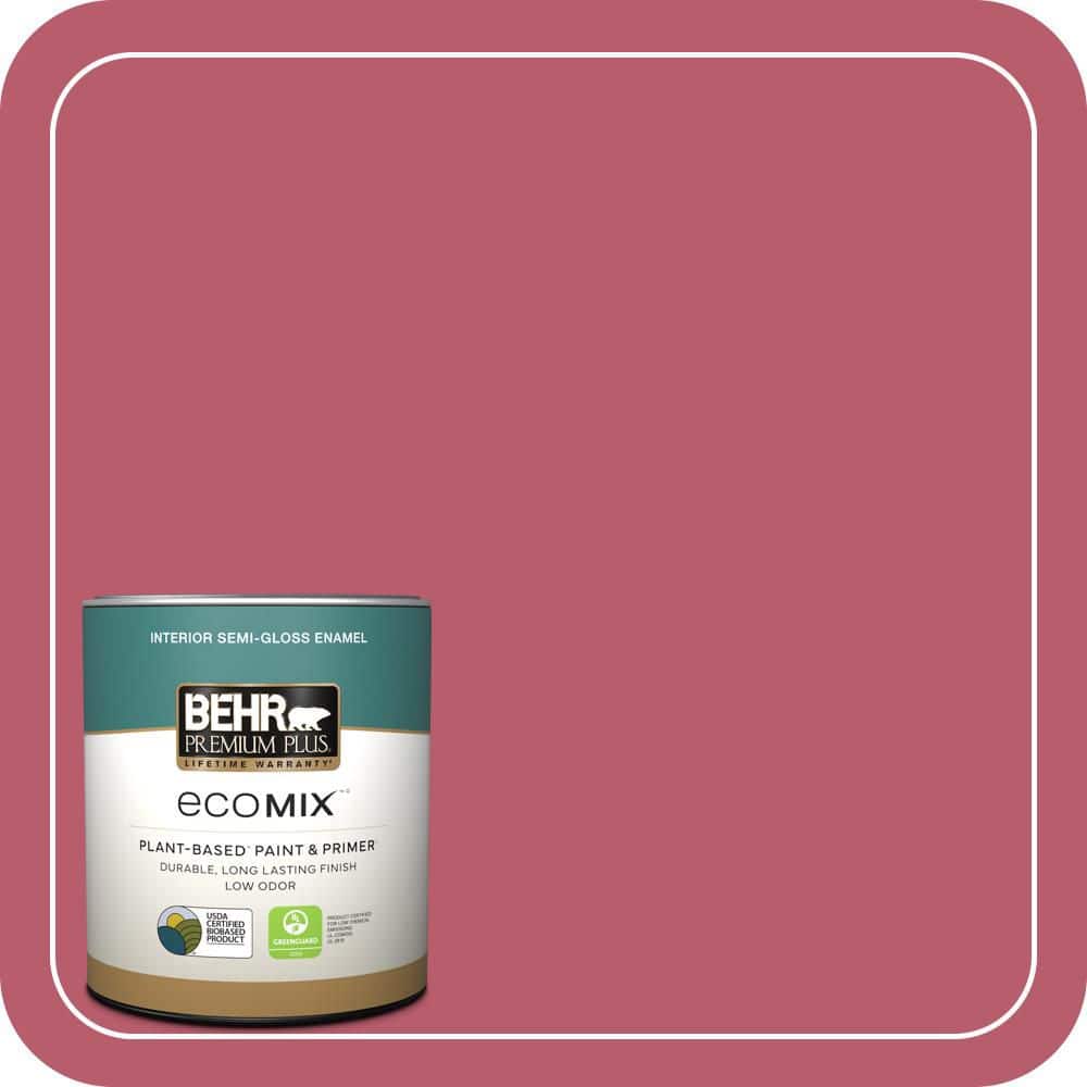 1 qt. #MQ1-06 Sensuous Semi-Gloss Enamel EcoMix Plant-Based Interior Paint & Primer price history on PriceWatchPro