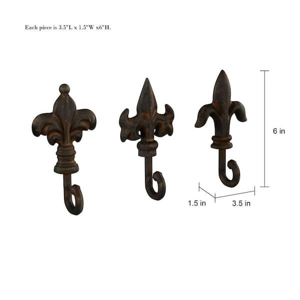 Shop Cast Iron Table Base Purse Hook for 3 Column (PR-3-MT)