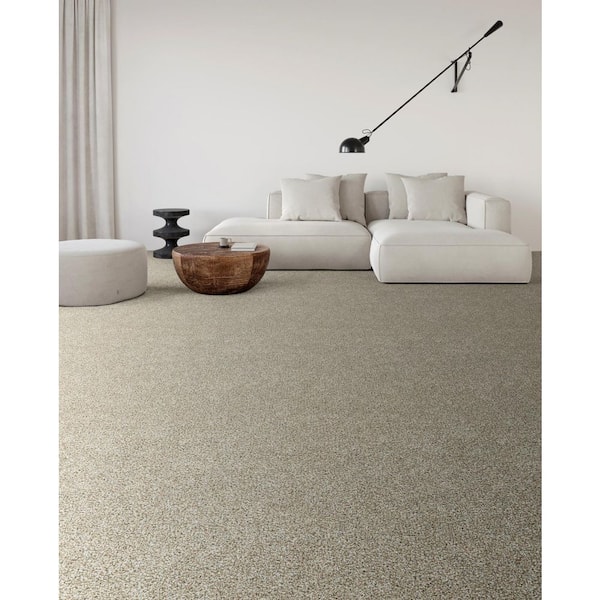 Dewdrop II-Tranquil Brown-75 oz. SD Polyester Texture Carpet - Installation Required