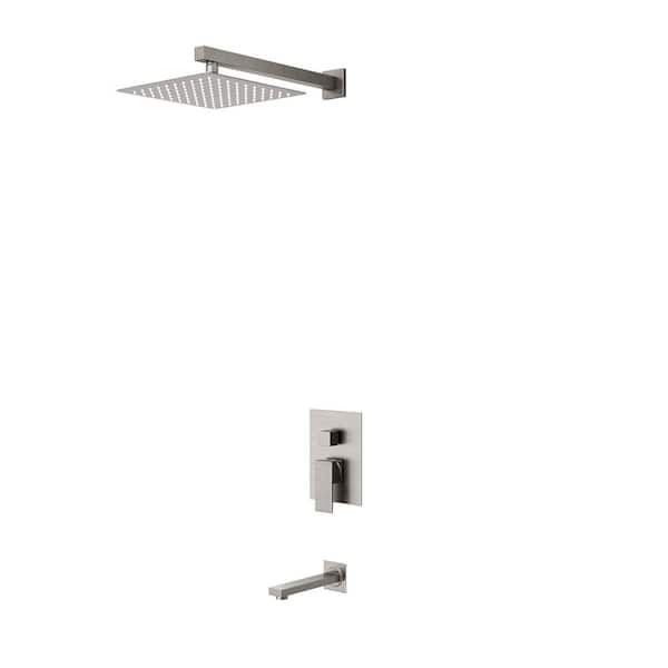 Croma 220 2-Handle 1-Spray Tub and Shower Faucet with Tub Spout in Brushed Nickel (Valve Included) Croma 220 2-Handle 1-Spray Tub and Shower Faucet with Tub Spout in Brushed Nickel (Valve Included)