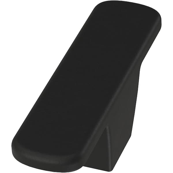 Liberty Uniform Bends 2-1/2 in. (63 mm) Modern Matte Black Cabinet Elongated Bar Knob