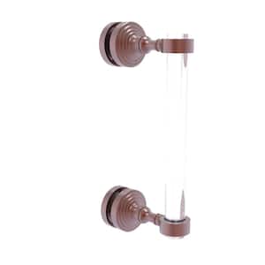 Pacific Grove 8 in. Single Side Shower Door Pull in Antique Copper