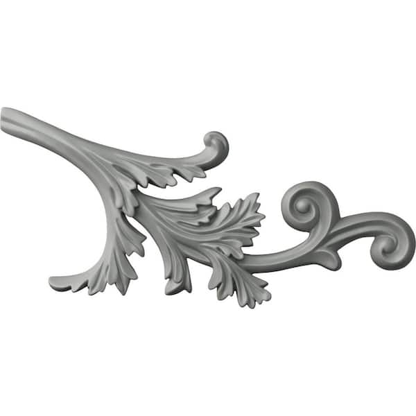 Ekena Millwork 3/4 in. x 14-1/2 in. x 7 in. Polyurethane Juniper Left Onlay