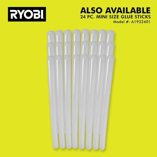 RYOBI - USB Lithium Glue Pen Kit with 2.0 Ah USB Lithium Battery, Charging Cable, and Mini Size Glue Sticks (24-Piece)