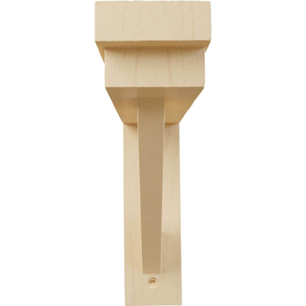 Maple Wood Traditional Shelf Bracket 8.75" x 8.25"