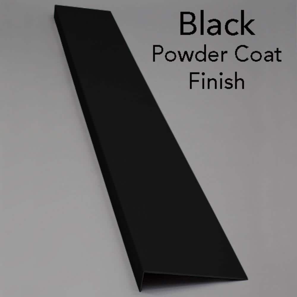 Bilco Classic series 11 in. x 84 in. Matte Black Powder Coated Painted