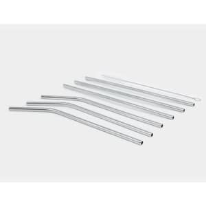 14-Piece Stainless Steel Straw Set With Cleaning Brushes