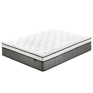 Support Plus 14 in. Extra Firm Hybrid Euro Top Full Pocket Spring Mattress