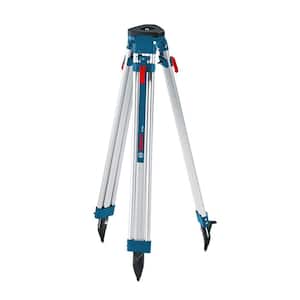 63 in. Aluminum Tripod for Rotary Laser Level with Quick Clamp and Shoulder Strap