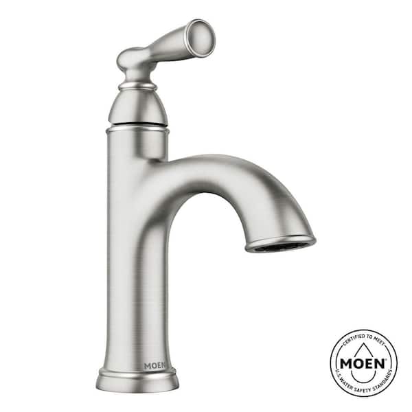 Banbury Single Handle Single Hole Bathroom Faucet in Spot Resist Brushed Nickel