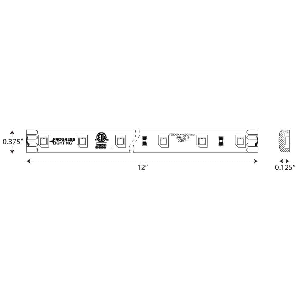 12-Inch Unfinished Silicone LED Tape Light