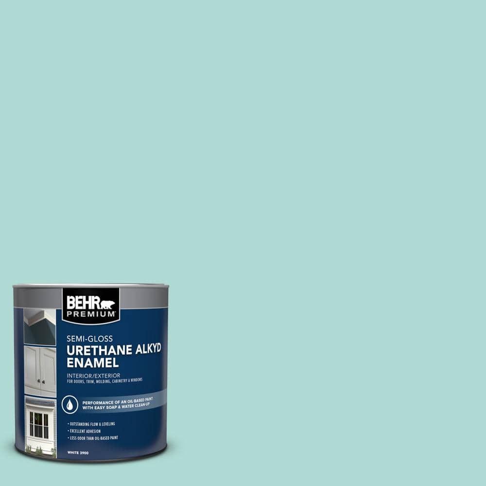 BEHR PREMIUM 1 qt. M4503 Wave Top SemiGloss Enamel Urethane Alkyd