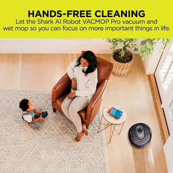 Shark Vacmop Pro Robotic Vacuum Cleaner With Ai Wi Fi Enabled Rv2001wd The Home Depot Shark Vacmop Pro Robotic Vacuum Cleaner With Ai Wi Fi Enabled Rv2001wd The Home Depot