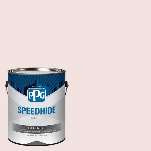SPEEDHIDE 1 gal. PPG1065-1 Chantilly Lace Flat Exterior Paint
