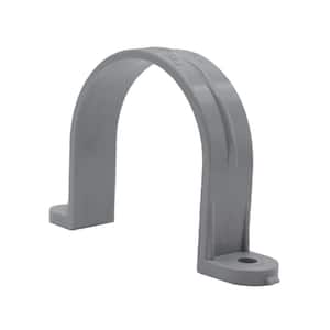3/4 in. 2-Hole PVC Clamp / Strap, For use with Schedule 40 and 80, 5-Pack
