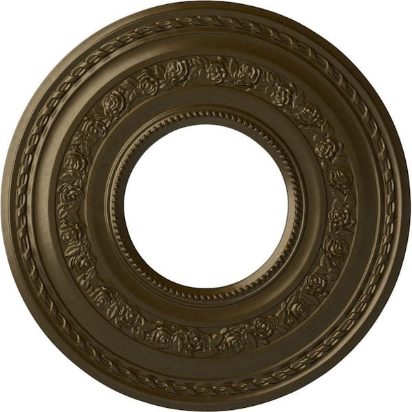 Ekena Millwork 1-1/8" x 29-3/8" x 29-3/8" Polyurethane Anthony Ceiling Brass