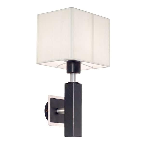 Eglo Tosca Collection 1-Light Antique Brown Surface Mount Sconce