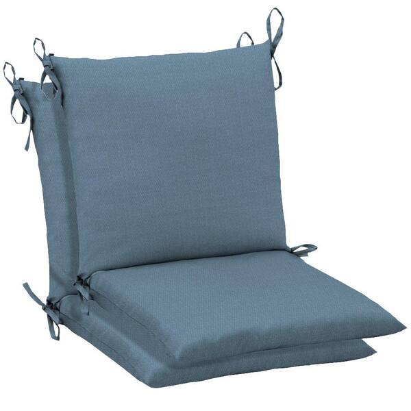 Arden Malta Peacock Mid Back Outdoor Chair Cushion 2 Pack-DISCONTINUED