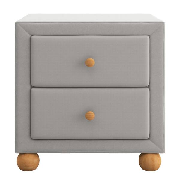 Upholstered nightstand deals