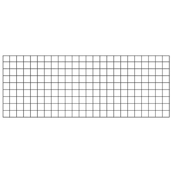 WILD HOG 36 in. x 96 in. Black Metal Railing Panel