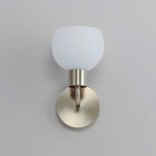 Maxim Lighting - Coraline 6 in. 1-Light Wall Sconce Satin Nickel Vanity Light