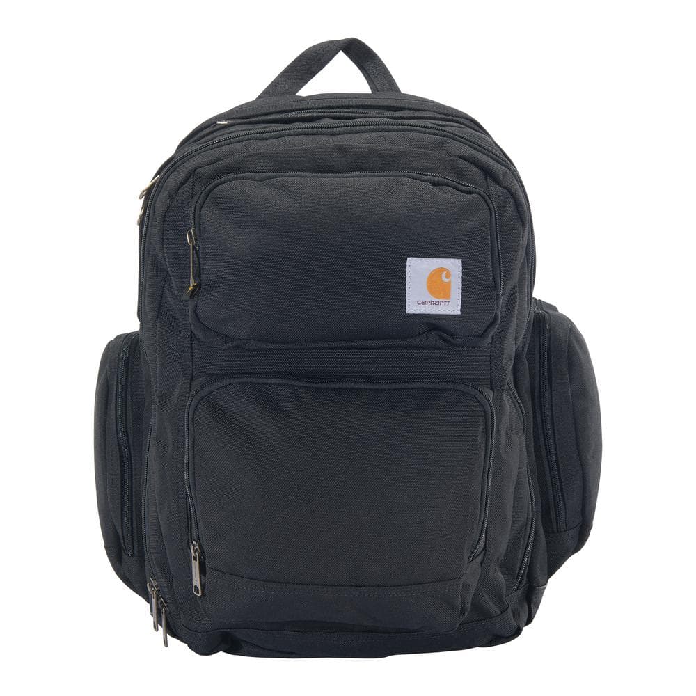 Carhartt 19.69 in. 35L Triple-Compartment Backpack Black OS B000027700199 -  The Home Depot