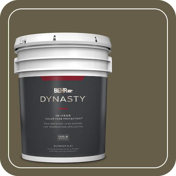 BEHR DYNASTY 5 gal. Home Decorators Collection #HDC-FL13-9 Squirrels Nest Flat Exterior Stain-Blocking Paint & Primer