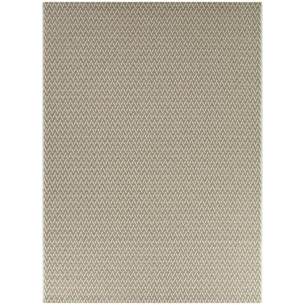 Hampton Bay Cream 9 x 12 Natural Weave Indoor/Outdoor Area Rug 3123415 ...