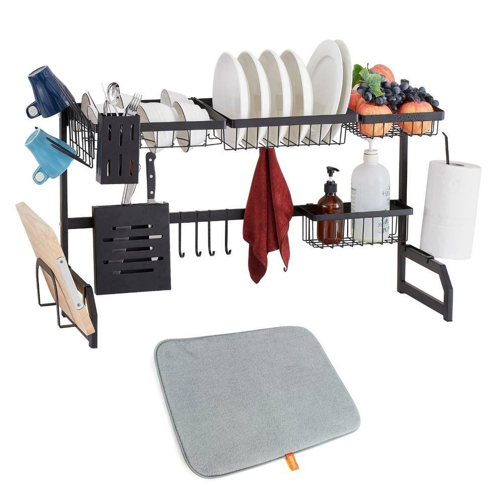 TOOLKISS Stainless Steel Multifunction Standing Over Sink Dish Rack