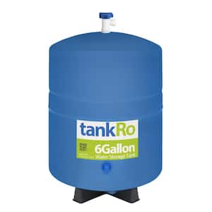 tankRO - RO Water Filtration System Expansion Tank - 6 Gal. Water Capacity - Reverse Osmosis Storage Pressure Tank