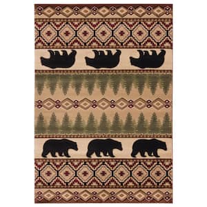 Cottage Faywood Beige 1 ft. 10 in. x 2 ft. 8 in. Area Rug