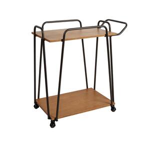 Emory 2-Tier Hairpin Bar Cart