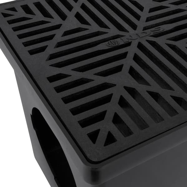NDS 1211G 12-Inch Square Grate Black by NDS 
