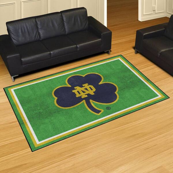 FANMATS 5 x 8 Green Indoor Solid Area Rug in the Rugs department