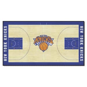NBA New York Knicks 3 ft. x 5 ft. Large Court Runner Rug
