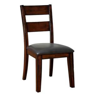 Dickinson I Dark Cherry Wood Frame Upholstered Side Chair (Set of 2)