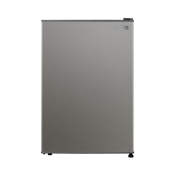 Magic Chef 3.2 cu. ft. Refrigerator in Platinum Steel MCAR32PSE