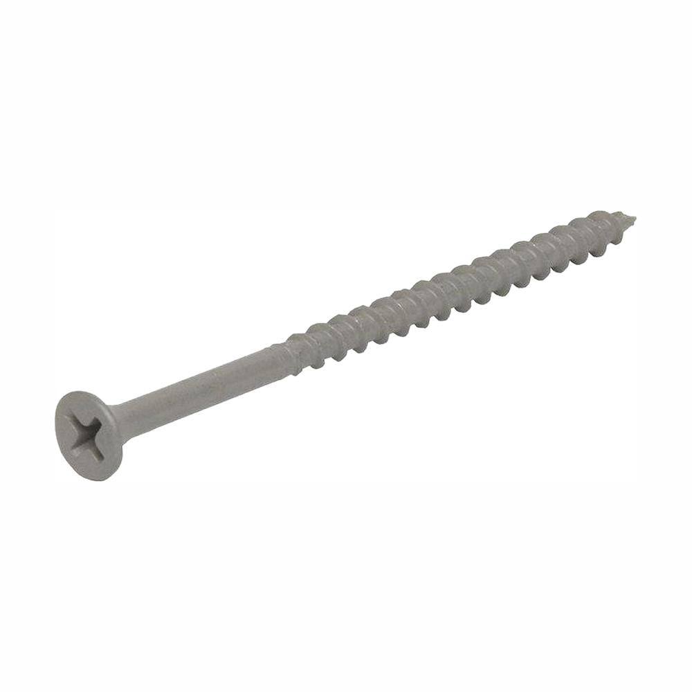 10-Pack #8 x 2-1/2 in. #2 Phillips Bugle Head Coarse Thread Coated Exterior Wood Deck Screws (100 lbs./8600-Piece) price history on PriceWatchPro
