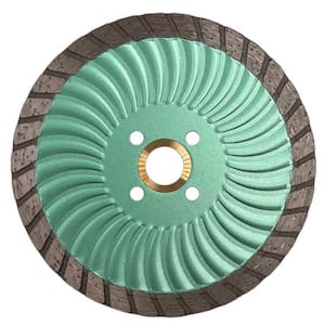 5 in. Turbo Wave Saw Blade for Granite, Sandstone, Marble, Concrete and Masonry