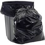 56 Gal. Trash Bags 2.0 Mil (eq) Black Trash Can Liners 43 in. x 47 in. Pack of 100 for Contractor