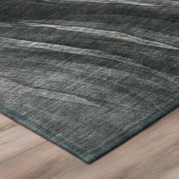 Chantille Machine Washable Indoor/Outdoor Abstract ACN2871 Gray 5 ft. x 7 ft. 6 in. Area Rug