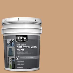 5 gal. #270F-4 Peanut Butter Semi-Gloss Direct to Metal Interior/Exterior Paint