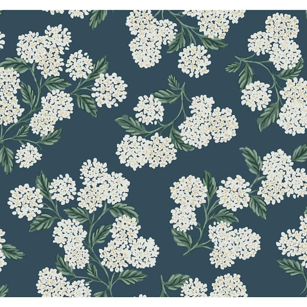 RIFLE PAPER CO. Hydrangea Unpasted Wallpaper (Covers 60.75 sq. ft.)