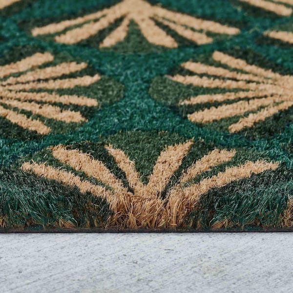 Tribal Finn 18 in. x 30 in. Coir Indoor/Outdoor Door Mat Multi-Colored