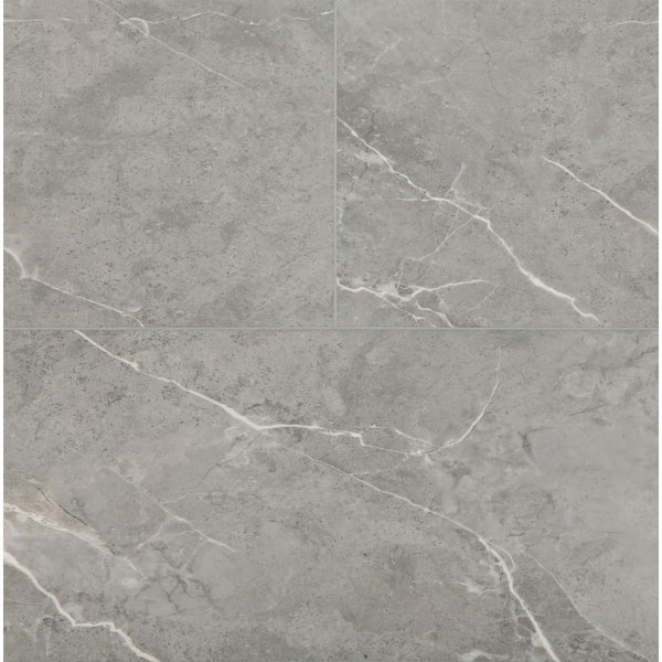 Islander Milan Marble 12 in. W x 24 in. L Waterproof Floating Vinyl