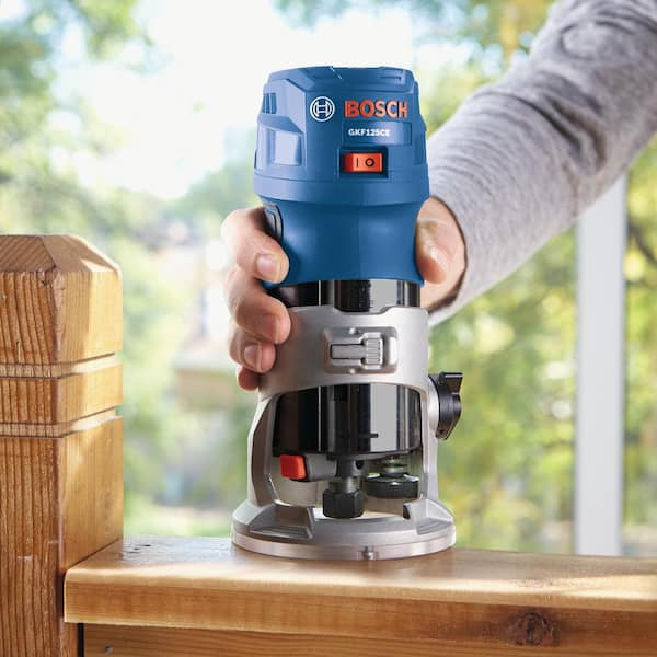 Bosch 1.25 HP Variable Speed Palm Router Combo Kit w/LED lighting 