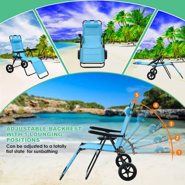 Beach shops chair on wheels the transporter