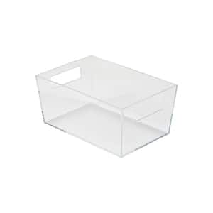 QUANTUM STORAGE SYSTEMS 12.3 Qt. 6 in. Store-More Shelf Storage Tote in  Clear (20-Pack) QSB204CL - The Home Depot